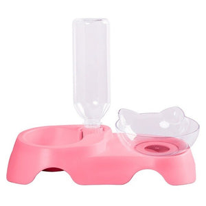 Haustier Katze Schüssel Dual-use-Transparent Schalen Schützen Halswirbel Tilt Mund Trinken Wasser Lebensmittel Lagerung Schüssel Für Hunde katzen